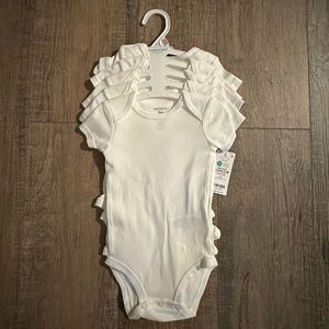 5 pack - white onesies - NWT